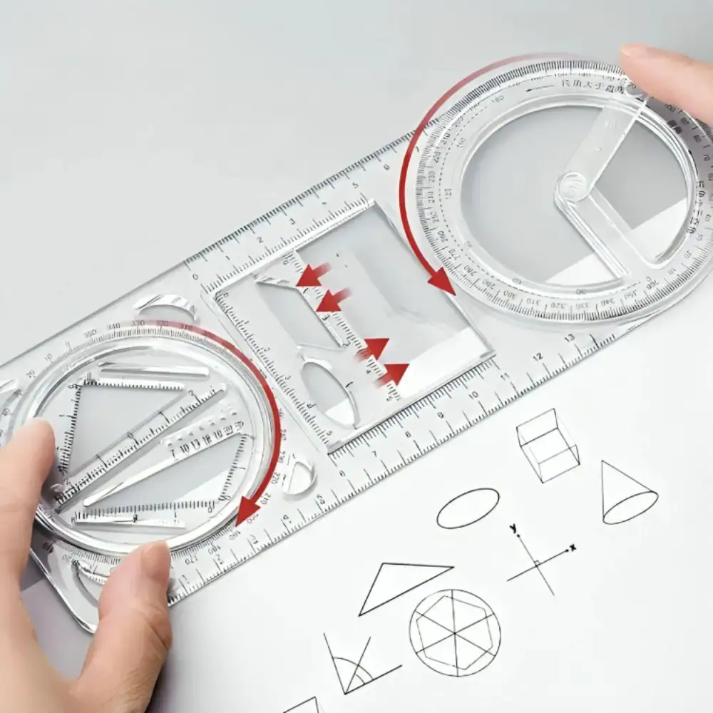 Multifunctional Geometric Ruler। এক টুলসে হবে সব জেমিটি ও ইঞ্জিনিয়ারিং ড্রাফটিং - Image 1